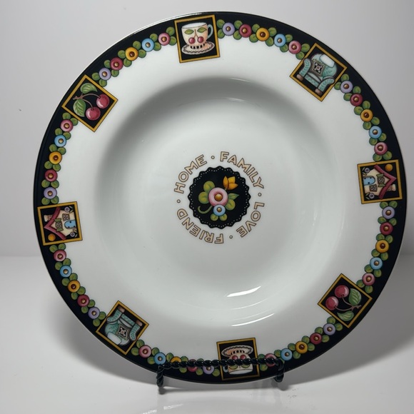 Mary Engelbreit bowls Home Family Love Friend, set of 4, 8.5 inch diameter - Picture 3 of 16